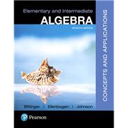 MyLab Math with Pearson eText -- Standalone Access Card -- for Elementary and Intermediate Algebra Concepts and Applications