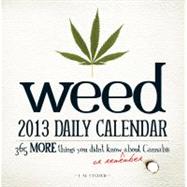Weed Daily Calendar 2013