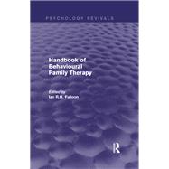 Handbook of Behavioural Family Therapy