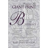 KJV Giant Print Reference Bible, Personal Size Silver Edition, Thumb Indexed