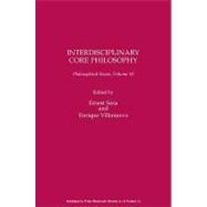 Interdisciplinary Core Philosophy, Volume 18