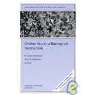 Online Student Ratings of Instruction New Directions for Teaching and Learning, Number 96