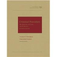 Criminal Procedure, An Analysis of Cases and Concepts