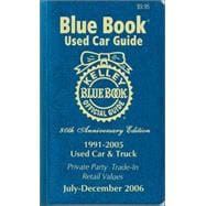 Kelley Blue Book Used Car Guide (6-Copy Prepack): 80th Anniversary Edition, July-December 2006