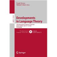 Developments in Language Theory