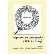 Perspectives on Lexicography in Italy and Europe