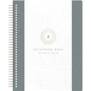 CSB Spiral-Bound Notetaking Bible, Optimal Type, Wisdom and Poetry book cover, ISBN 9798384552635
