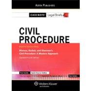 Civil Procedure: Keyed to Courses Using Marcus, Redish, and Sherman's Civil Procedure: a Modern Approach