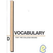 Vocabulary for the College Bound: Book-D