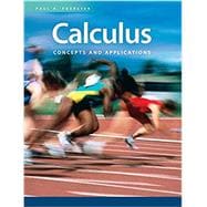 Calculus: Concepts and Applications Student Edition & 6 Year Online License