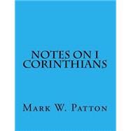 Notes on I Corinthians