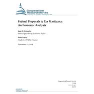Federal Proposals to Tax Marijuana