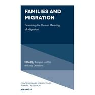 Families and Migration book cover, ISBN 9781805922650