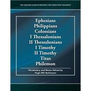 Ephesians / Philippians / Colossians I / Thessalonians II / Thessalonians I / Timothy II / Timothy / Titus / Philemon