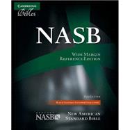 NASB Wide Margin Reference Bible, Black Edge-Lined Goatskin Leather, Red Letter Text NS746:XRME