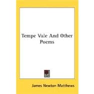 Tempe Vale And Other Poems