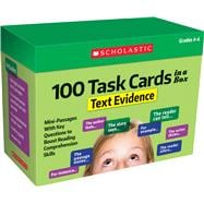 100 Task Cards in a Box Text Evidence, Grades 4-6