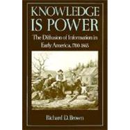 Knowledge Is Power The Diffusion of Information in Early America, 1700-1865