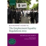 Blackstone's Guide To The Employment Equality Regulations 2003