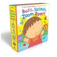 Buzz, Splash, Zoom, Roar! 4-book Karen Katz Lift-the-Flap Gift Set: Buzz, Buzz, Baby!; Splish, Splash, Baby!; Zoom, Zoom, Baby!; Roar, Roar, Baby!