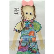 Cute Silly Girl Drawing Lined Journal