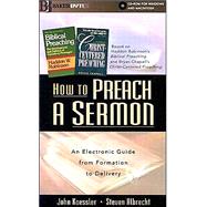 How to Preach a Sermon