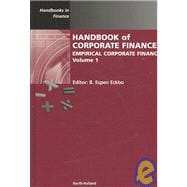 Handbook of Empirical Corporate Finance SET