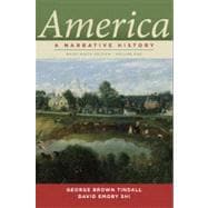 America: A Narrative History (Brief Ninth Edition) (Vol. 1),9780393912661