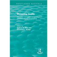 Measuring Quality: Education Indicators