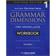 Grammar Dimensions 1, Platinum Edition Workbook