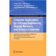 Computer Applications for Software Engineering, Disaster Recovery, and Business Continuity