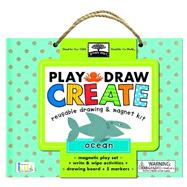 Green start play, draw, create: ocean (reuseable drawing and magnet Kit)
