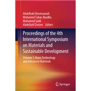 Proceedings of the 4th International Symposium on Materials and Sustainable Development