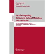Social Computing, Behavioral-cultural Modeling, and Prediction