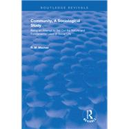 Community, A Sociological Study