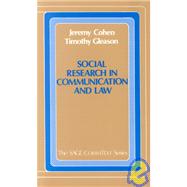 Social Research in Communication and Law