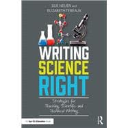 Writing Science Right,9781138302679