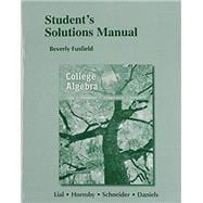 Student's Solutions Manual for College Algebra