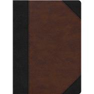 CSB Verse-by-Verse Reference Bible, Black/Brown LeatherTouch