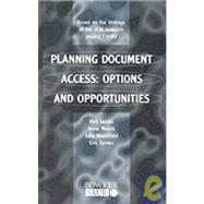 Planning Document Access : Options and Opportunities