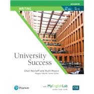 University Success Writing Advanced, Student Book with MyEnglishLab