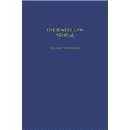 Jewish Law Annual Volume 21