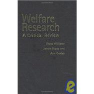 Welfare Research: A Critique Of Theory And Method