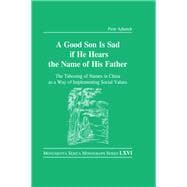 Good Son is Sad If He Hears the Name of His Father: The Tabooing of Names in China as a Way of Implementing Social Values
