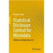 Statistical Disclosure Control for Microdata