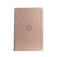 KJV Essential Teen Study Bible, Rose Gold LeatherTouch, Indexed