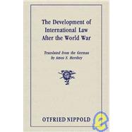 The Development of International Law After the World War