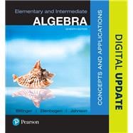 Elementary and Intermediate Algebra Concepts and Applications