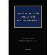 Commentary on  the Italian Code of Civil Procedure