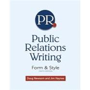 Public Relations Writing Form & Style